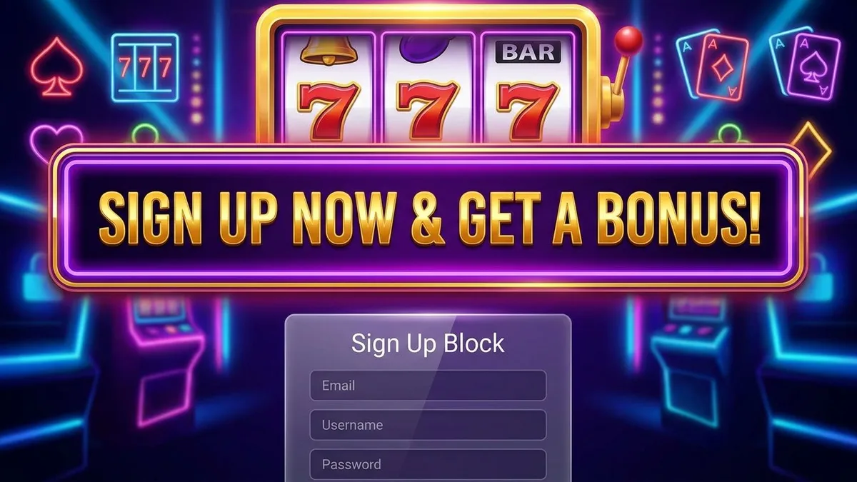 Registrer deg med bonus